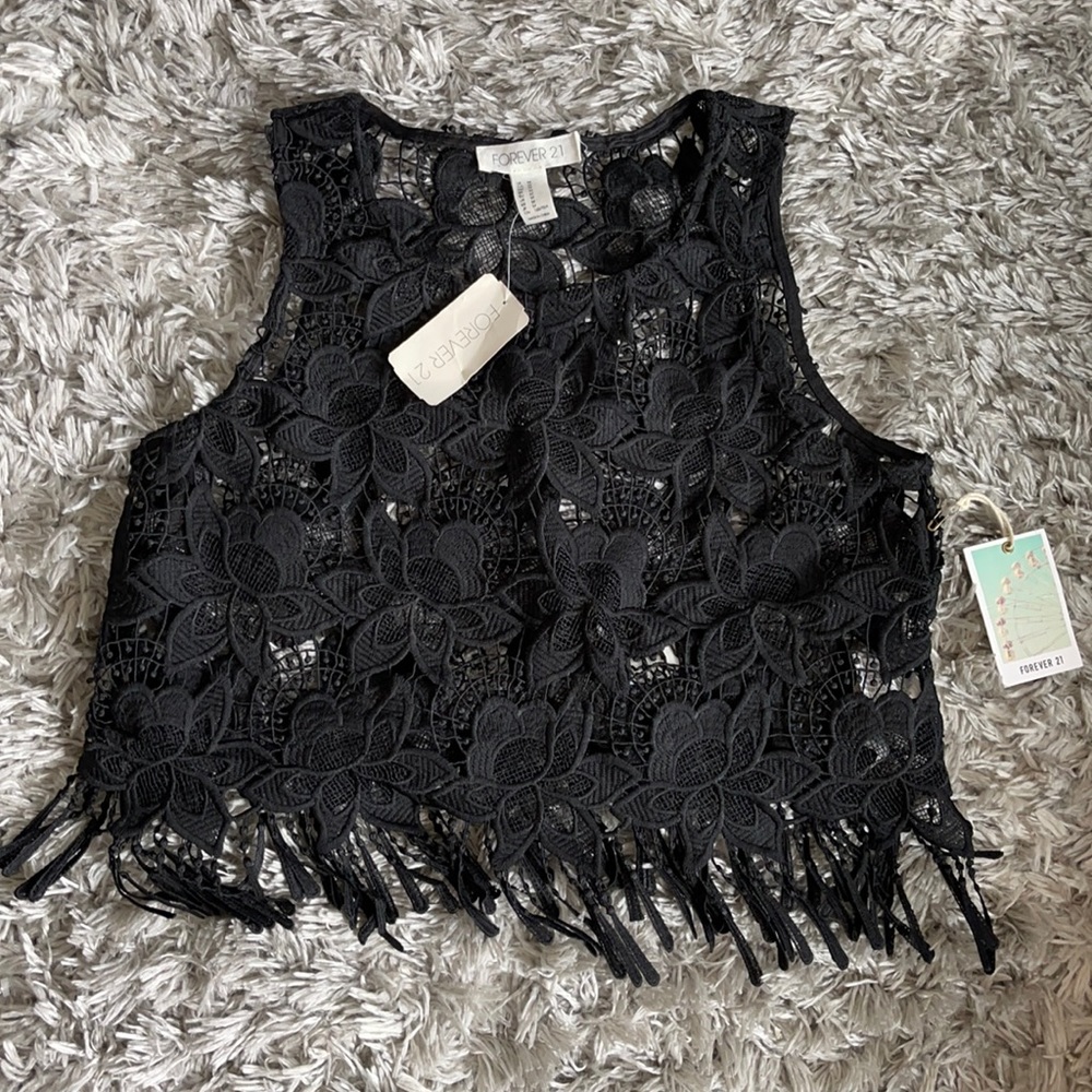 Black Knit Top